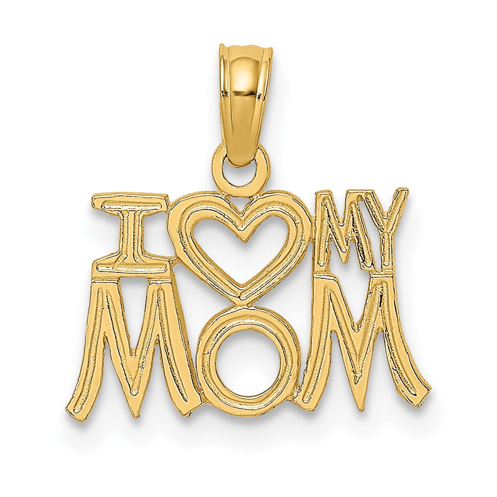 10K I HEART MY MOM Pendant - Product Photo