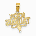10K / 14K Yellow Gold 100% TAURUS Zodiac Charm - Product Photo