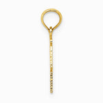 10K / 14K Yellow Gold 100% LIBRA Zodiac Charm - Product Photo