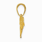 10K / 14K Yellow Gold Dragon Pendant - Product Photo
