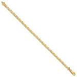 10K Yellow Gold Heart Bracelet - Product Photo