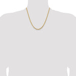 10K 3.5mm Solid Miami Cuban Chain - Product Photo