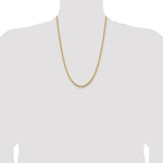 10K 3.5mm Solid Miami Cuban Chain - Product Photo
