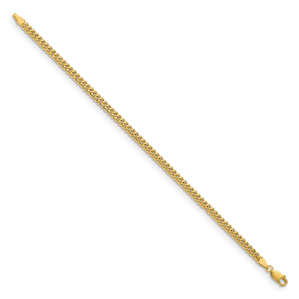 10K 3.5mm Solid Miami Cuban Chain - Product Photo