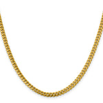 10K 4.25mm Solid Miami Cuban Chain - Product Photo