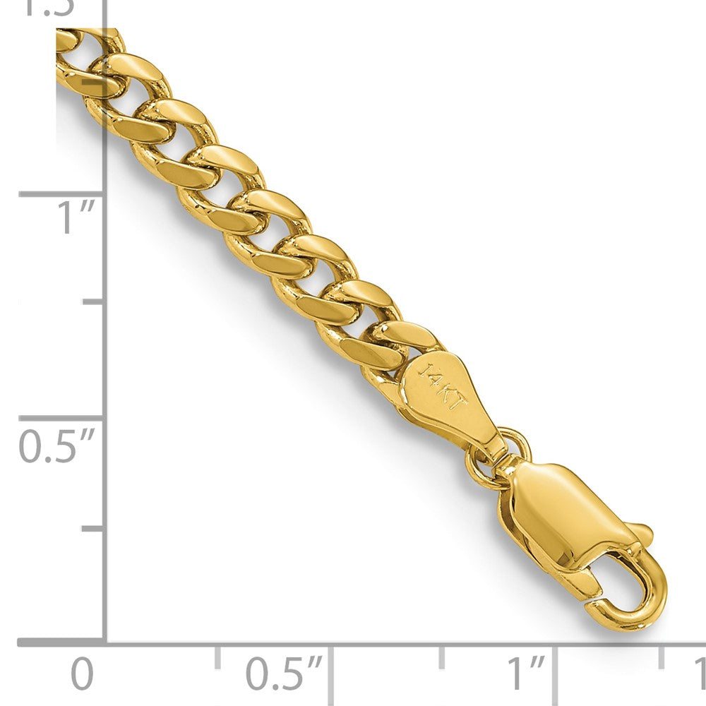 10K 4.25mm Solid Miami Cuban Chain - Product Photo