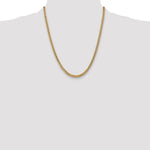 10K 4.3mm Solid Miami Cuban Chain - Product Photo