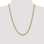 10K 4.3mm Solid Miami Cuban Chain - Product Photo