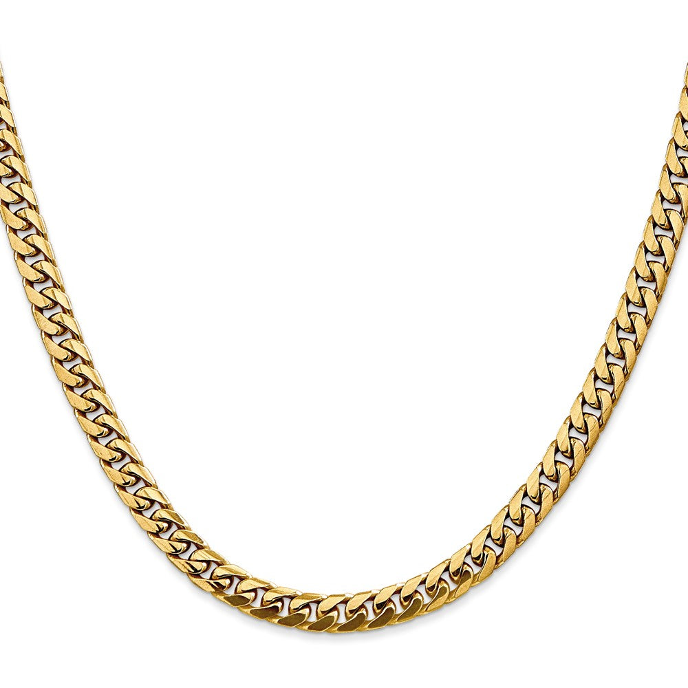 10K 5mm Solid Miami Cuban Chain - Product Photo