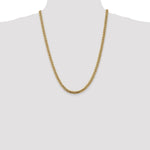 10K 5mm Solid Miami Cuban Chain - Product Photo