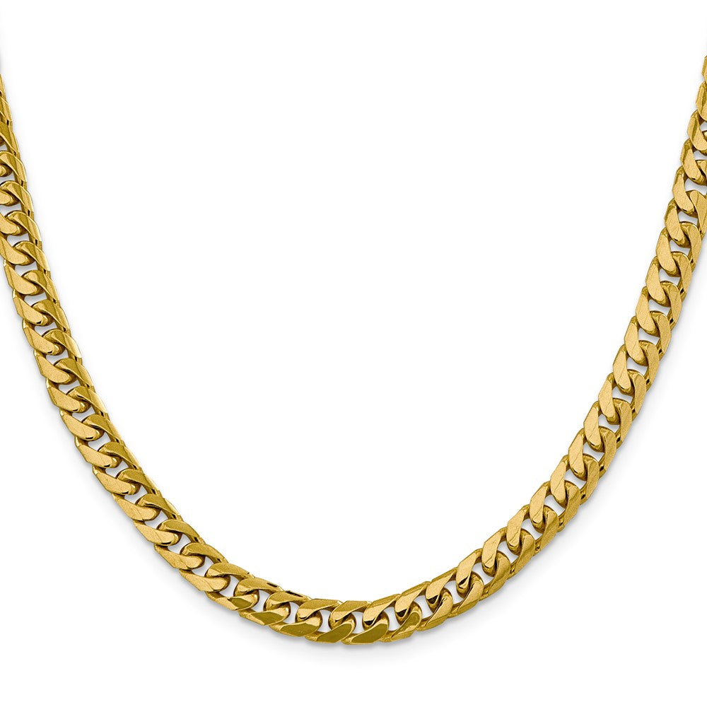 10K 6.25mm Solid Miami Cuban Chain - Product Photo
