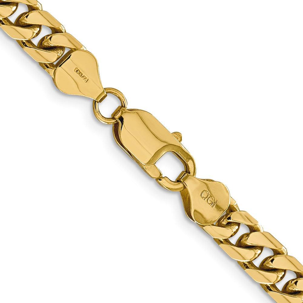 10K 6.25mm Solid Miami Cuban Chain - Product Photo