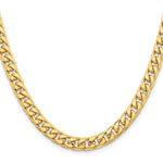 10K 6.75mm Solid Miami Cuban Chain - Product Photo
