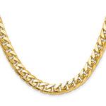 10K 8.0mm Solid Miami Cuban Chain - Product Photo