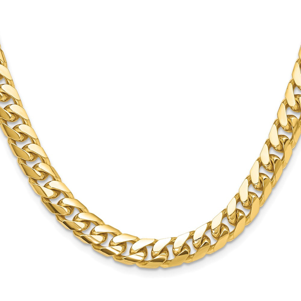 10K 8.0mm Solid Miami Cuban Chain - Product Photo
