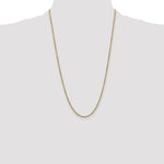10k 2.5mm Semi-solid D/C Rope Chain - Product Photo