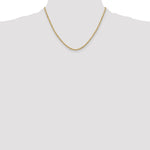 10k 3mm Semi-solid D/C Rope Chain - Product Photo