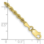 10k 3mm Semi-solid D/C Rope Chain - Product Photo
