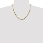 10k 3.5mm Semi-solid D/C Rope Chain - Product Photo