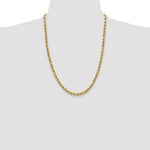 10k 3.5mm Semi-solid D/C Rope Chain - Product Photo