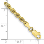 10k 3.5mm Semi-solid D/C Rope Chain - Product Photo