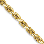 10k 3.5mm Semi-solid D/C Rope Chain - Product Photo