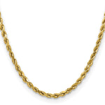 10k 4mm Semi-solid D/C Rope Chain - Product Photo