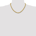 10k 4mm Semi-solid D/C Rope Chain - Product Photo