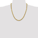 10k 4mm Semi-solid D/C Rope Chain - Product Photo