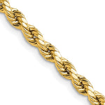 10k 4mm Semi-solid D/C Rope Chain - Product Photo