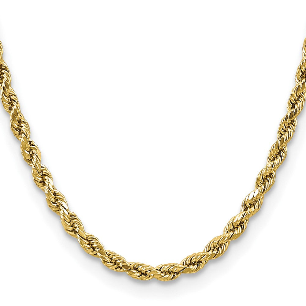 10k 4.9mm Semi-solid D/C Rope Chain - Product Photo
