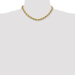 10k 4.9mm Semi-solid D/C Rope Chain - Product Photo