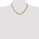10k 4.9mm Semi-solid D/C Rope Chain - Product Photo