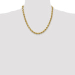 10k 4.9mm Semi-solid D/C Rope Chain - Product Photo