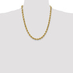 10k 4.9mm Semi-solid D/C Rope Chain - Product Photo