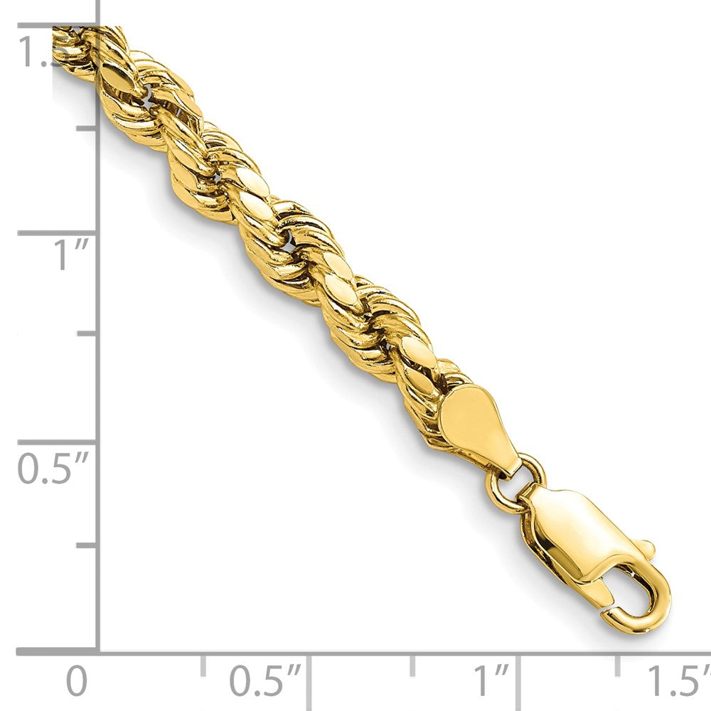 10k 4.9mm Semi-solid D/C Rope Chain - Product Photo