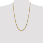 10k 5.5mm Semi-solid D/C Rope Chain - Product Photo