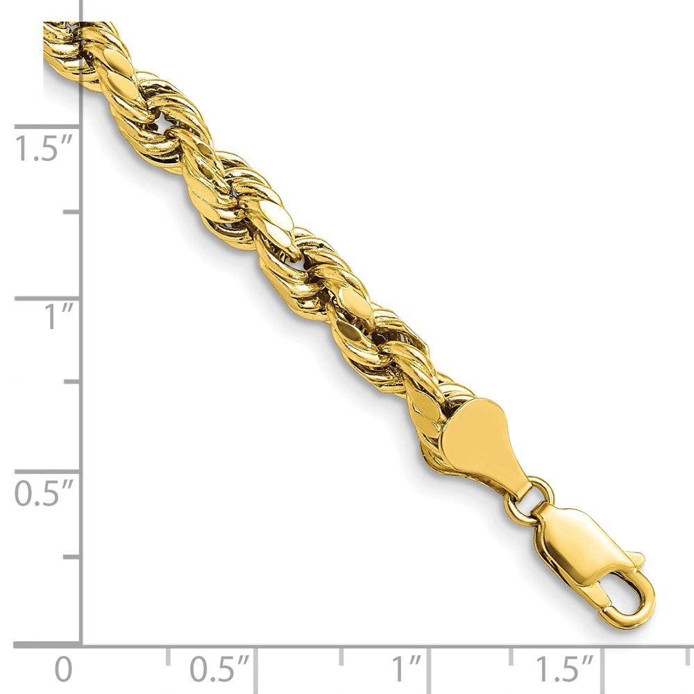 10k 5.5mm Semi-solid D/C Rope Chain - Product Photo