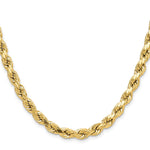 10k 6.5mm Semi-solid D/C Rope Chain - Product Photo