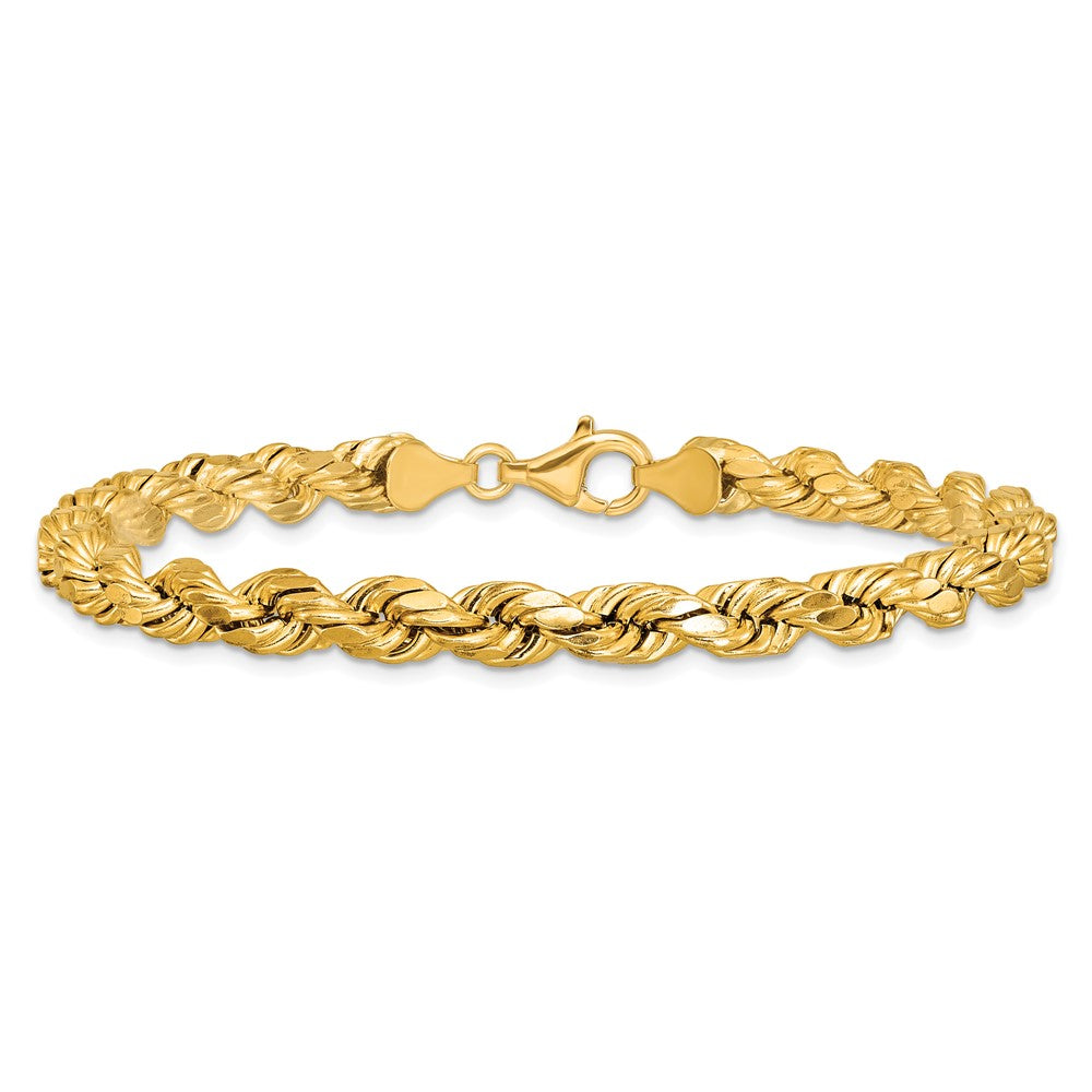 10k 6.5mm Semi-solid D/C Rope Chain - Product Photo