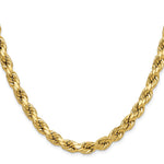 10k 8.0mm Semi-solid D/C Rope Chain - Product Photo