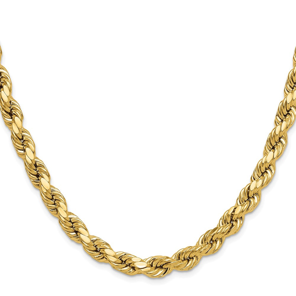 10k 8.0mm Semi-solid D/C Rope Chain - Product Photo