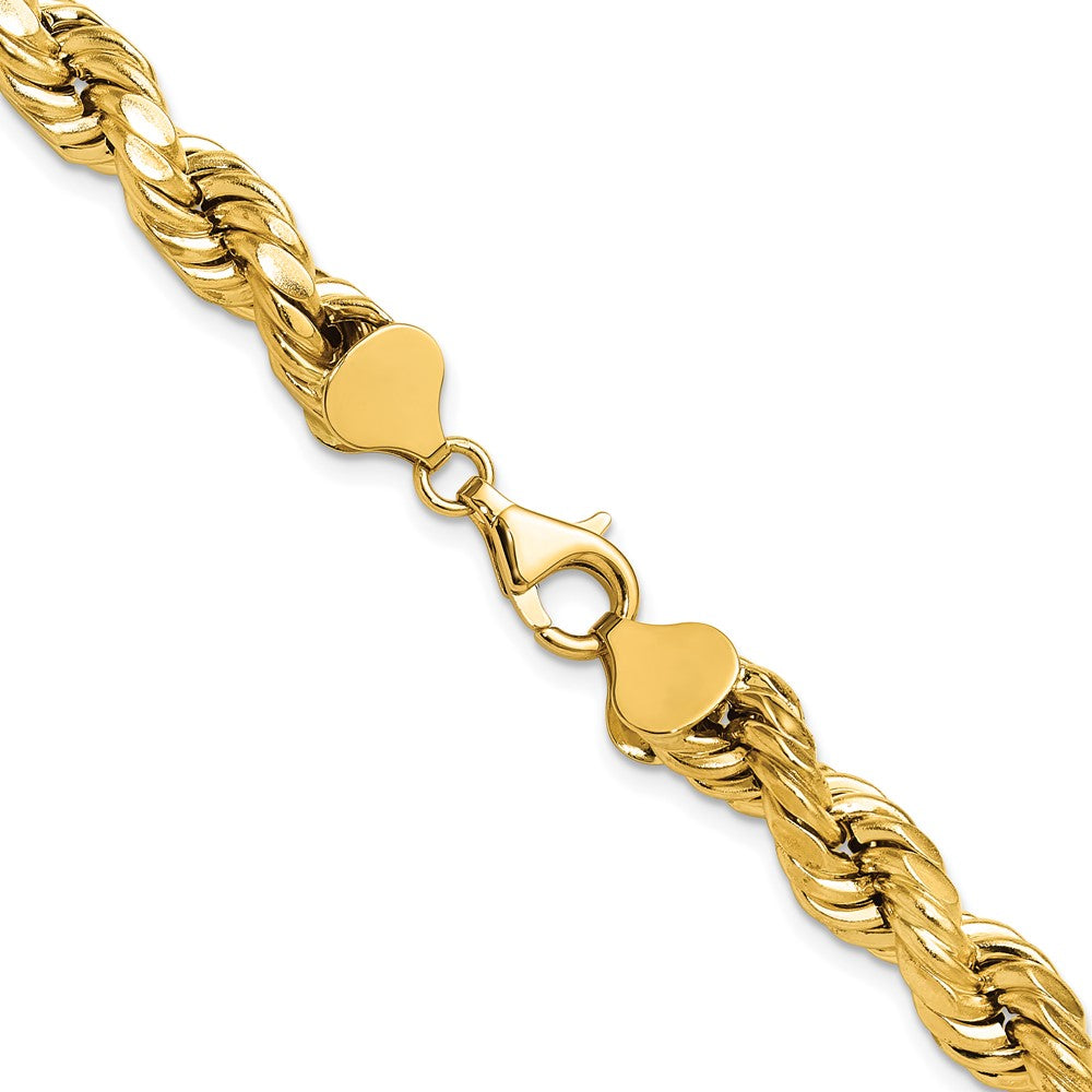 10k 8.0mm Semi-solid D/C Rope Chain - Product Photo