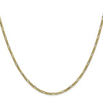10k 1.75mm Flat Figaro Chain - Product Photo