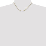 10k 1.75mm Flat Figaro Chain - Product Photo