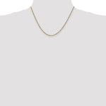 10k 1.75mm Flat Figaro Chain - Product Photo