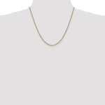 10k 1.75mm Flat Figaro Chain - Product Photo