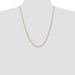 10k 1.75mm Flat Figaro Chain - Product Photo