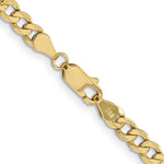 10K 4.75mm Flat Figaro Chain - Product Photo