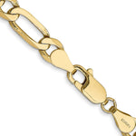 10K 5.25mm Flat Figaro Chain - Product Photo